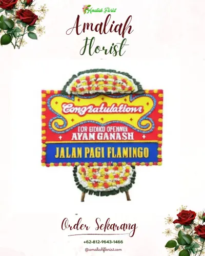 Bunga Papan Congratulation di Sekeloa